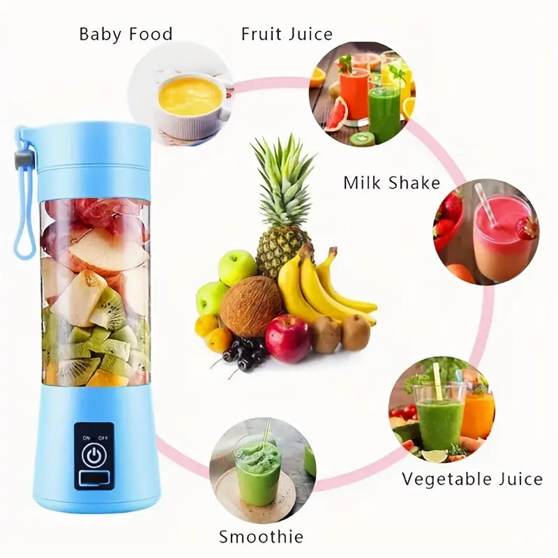 Mini Electric Citrus Juicer - Portable USB Blender