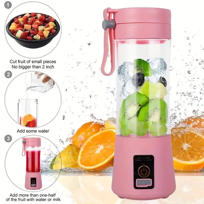 Mini Electric Citrus Juicer - Portable USB Blender